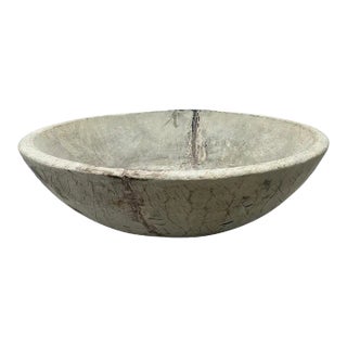 1970s Vintage Wooden Parat Bowl - Medium For Sale