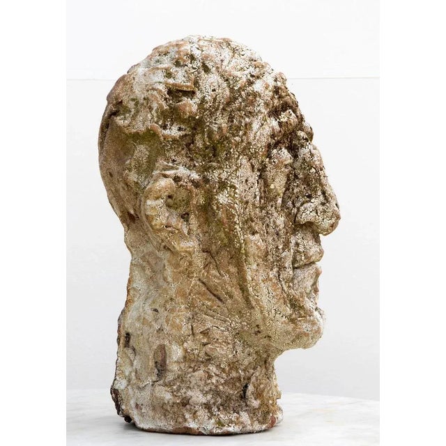 Óscar Aldonza Torres, Head Sculpture No 7, 2019, Red Stoneware with Shino Glaze For Sale - Image 4 of 18