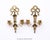 Metal Pair of Mid 20th Century Brass French Style Wall Sconces With Bow and Tassel For Sale - Image 7 of 7