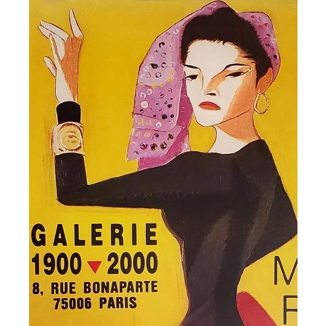 Man Ray Juliet, poster 1988 Exhibition Galerie 1900-2000, Paris, September 20 to October 15, 1988 Offset Good condition...
