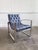Lounge Chair Leather Button & Tufted For Sale - Image 10 of 13