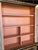 Wood Mid 20th Century Fabulously Faux Painted Breakfront Bookcase With Coral Interior For Sale - Image 7 of 9