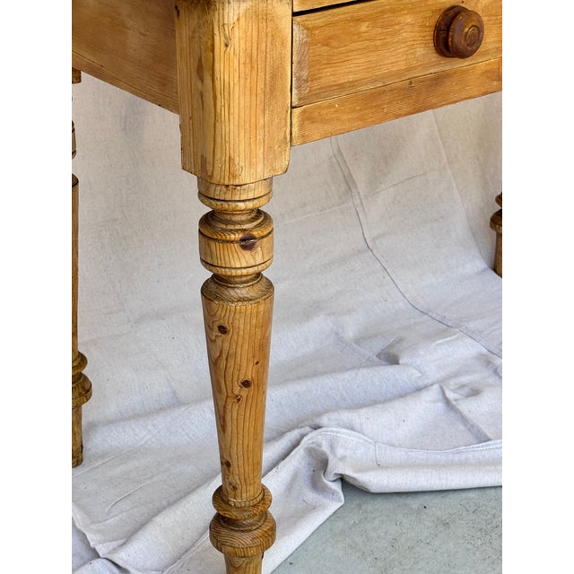 English 19th Century Pine Desk Table For Sale - Image 3 of 13