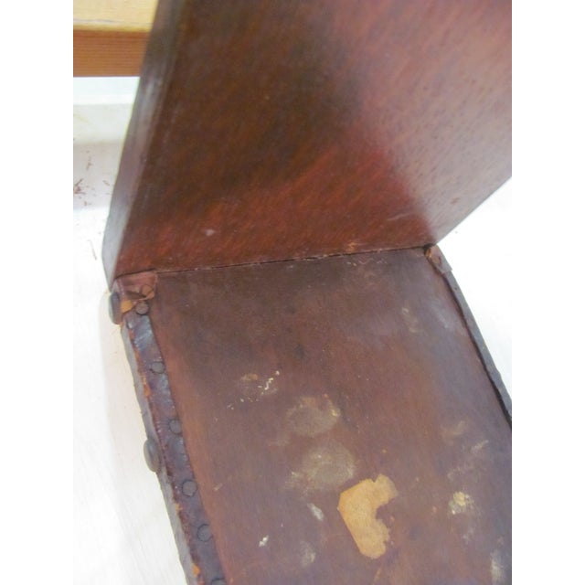 Oak Stool by Lakeside Craft Shops Arts & Crafts Stickley Era 1910 Rare For Sale - Image 12 of 14