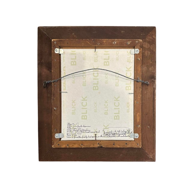 “Juneteenth Sparrow” Framed Original Trompe l'Oeil English Hunt / Still Life Oil on Board Painting by Edward Paul Smalarz, in Victorian Walnut Frame For Sale - Image 4 of 5