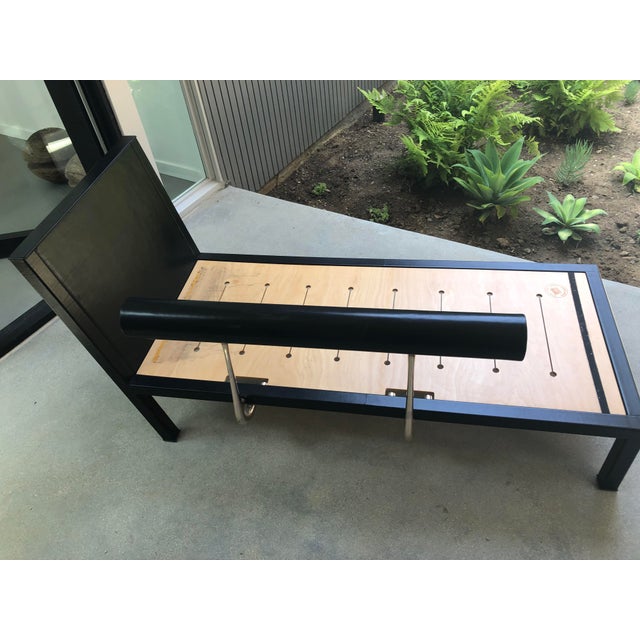 Mid-Century Modern 1980s Mid-Century Modern Antonio Citterio for B&b Italia "Baisity" Leather Chaise Lounge For Sale - Image 3 of 11