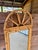 Vintage Coastal Boho Refinished Sunburst Rattan Wall Mirror For Sale - Image 4 of 8
