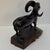 Vintage Big Horn Ram Sculpture expertly hand carved from one block of solid rosewood. Ships quickly via FedEx Home Delivery!