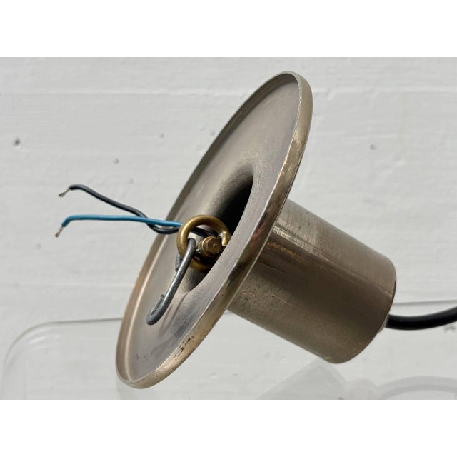 Vintage Glass Pendant Lights with Cubic Opal Glass, 1940s For Sale - Image 17 of 18