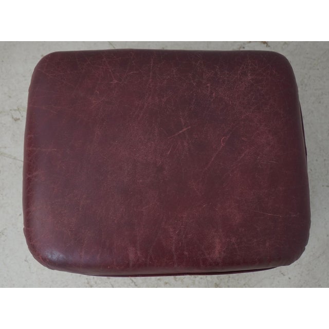 Hancock & Moore Leather Chair & Ottoman For Sale - Image 13 of 18