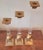 Vintage Xl Brass and Lucite Candlesticks Set 3 Candle Holders For Sale In Fayetteville, AR - Image 6 of 13