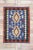 Blue Vintage Persian Shiraz Kilim Rug - 03'00 X 04'00 For Sale - Image 8 of 9