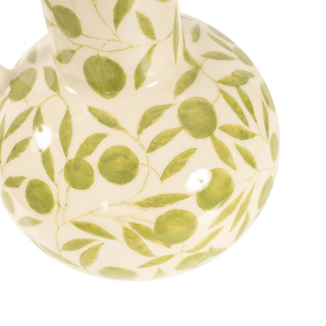 Olivia Water Pitcher Sage Green For Sale - Image 9 of 11