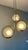 Art Deco Silver Ceiling Lamp with Three Sphere Shades For Sale - Image 13 of 18
