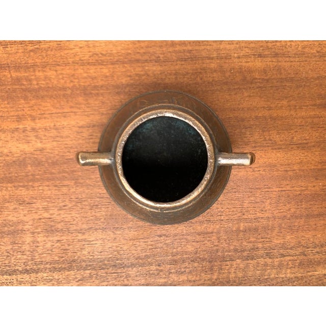 Mid-Century Modern Mid-Century Brutalist Bronze Vase For Sale - Image 3 of 14