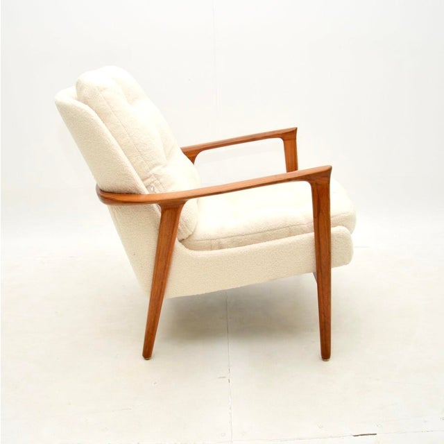 Vintage Swedish Walnut Chairs by Inge Andersson for Bröderna Andersson, 1960, Set of 2 For Sale - Image 6 of 11