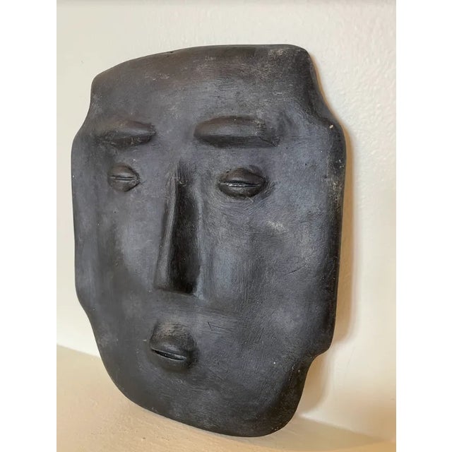 Tribal Matthew Weil Small Plaster Mask Wall Sculpture For Sale - Image 3 of 7