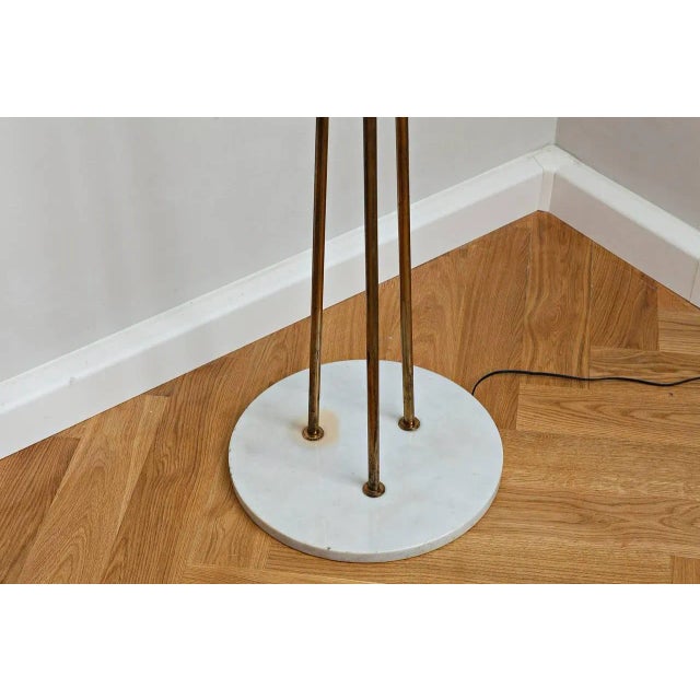 Metal Italian Model 4075 Floor Lamp by Gaetano Sciolari for Stilnovo, 1950s For Sale - Image 7 of 9