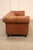 Chesterfield Style 8 Foot Distressed Brown Tufted Leather Sofa For Sale - Image 13 of 17
