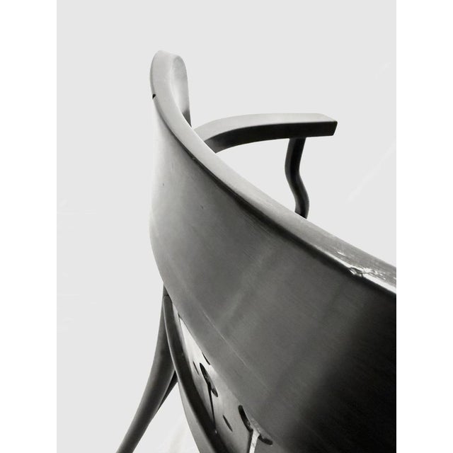 Black Vienna Secession Armchair by Otto Wagner for Thonet, 1890s For Sale - Image 8 of 16