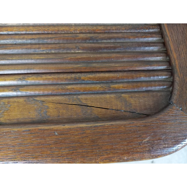 Wood Set of Oak Bridge Armchairs, 1950s For Sale - Image 7 of 18