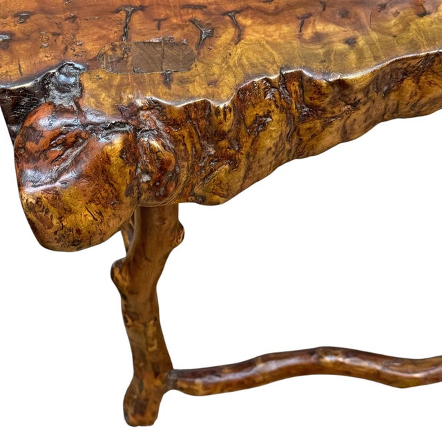 Pair of 19th Century Chinese Rootwood Stools For Sale - Image 11 of 12