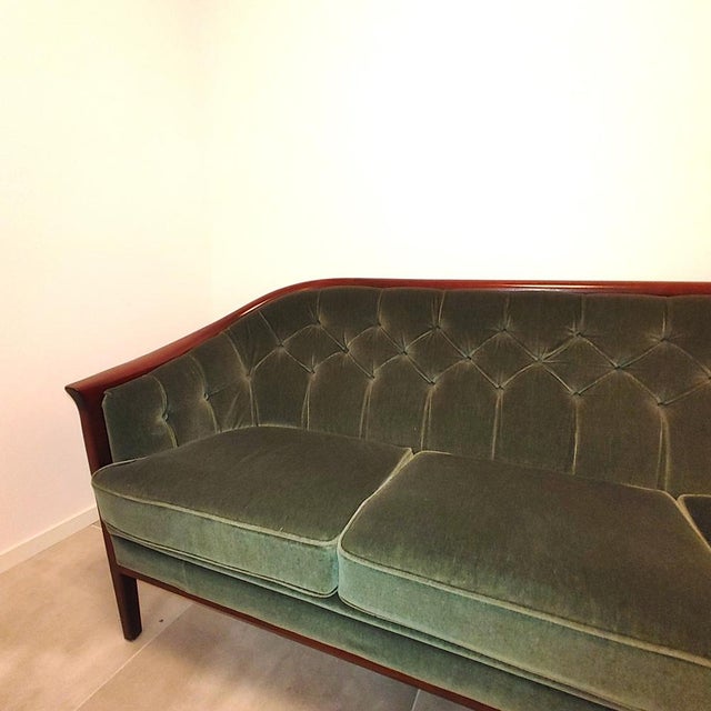 Aristocratic Swedish Sofa by Bertile Frags, 1960s For Sale - Image 6 of 12