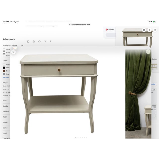 Large Suzanne Kasler Side Table , "West Paces Side Table" For Sale In Nashville - Image 6 of 6