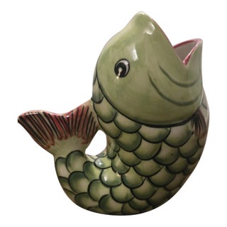 Vintage MCM Andrea by Sadek Koi Fish Vase For Sale