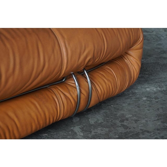 1970s Soriana 2-Seater Sofa by Afra and Tobia Scarpa for Cassina, Italy, 1970s For Sale - Image 5 of 8