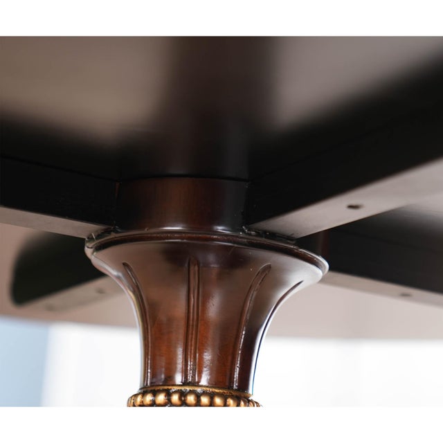 Wood Niagara Furniture Mahogany Center Table For Sale - Image 7 of 9