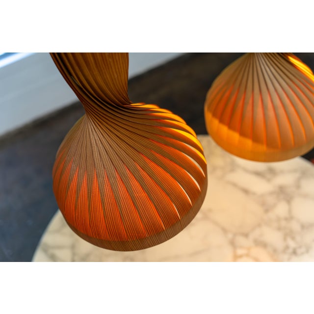 Pine Pendant Lamps by Hans-Agne Jakobsson Ellysett Sweden, 1960s, Set of 2 For Sale - Image 18 of 18