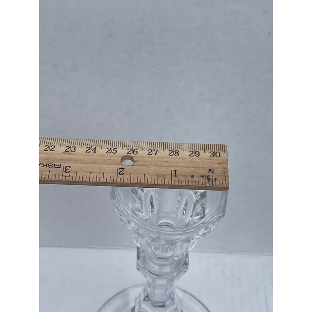 Cristal D' Arques Durand Candle Holders For Sale In Dallas - Image 6 of 6