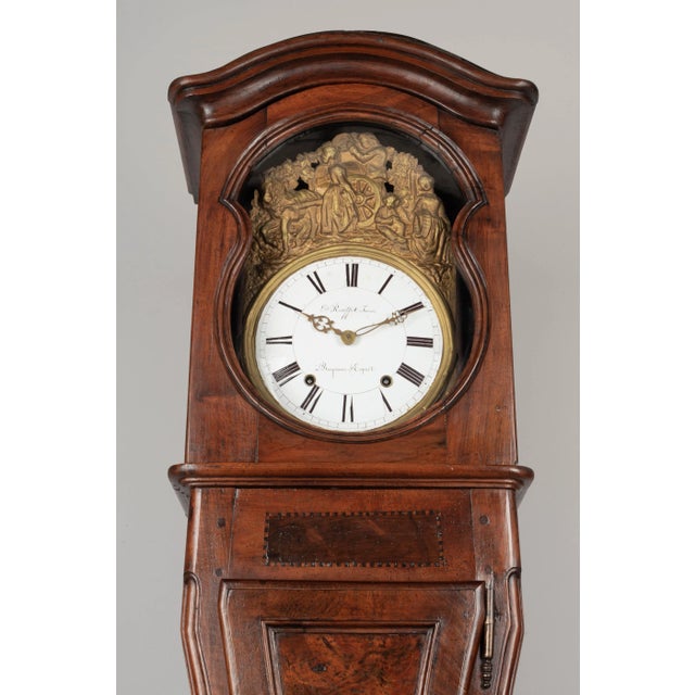 19th Century French Tall Case Clock or Horloge De Parquet For Sale - Image 4 of 9