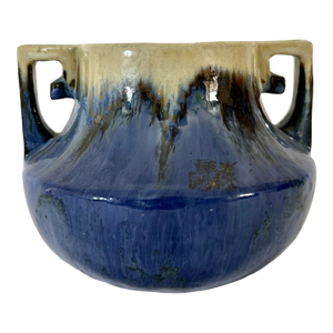 1920s Classic blue drip glaze Fulper Vase