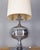 Modern Large Italian Chrome Metal Table Lamp, 1970s For Sale - Image 3 of 9