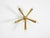 1950s Mid-Century Modern Sputnik Brass Ceiling Lamp with Five Arms, 1950s For Sale - Image 5 of 18