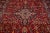 Handmade Room Size Vintage Kashan Wool Rug in Red For Sale - Image 4 of 7