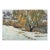 Rural Landscape Antique Painting Original Soviet Art Ukrainian Artist Sokolovsky G. 34-48 1980s For Sale