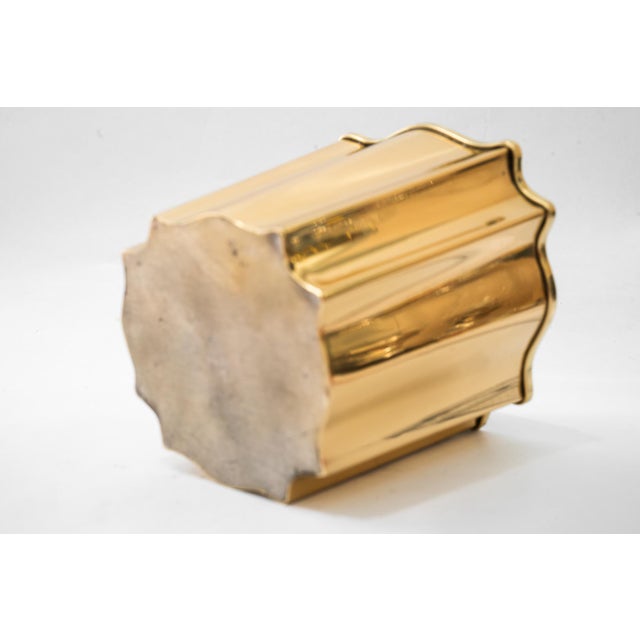 Vintage Champagne Bucket in Brass, 1920s For Sale - Image 4 of 5