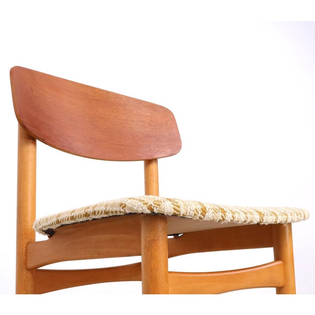 Vintage Model 122 Dining Chairs by Børge Mogensen for Søborg Møbelfabrik, 1950s, Set of 2 For Sale - Image 10 of 14