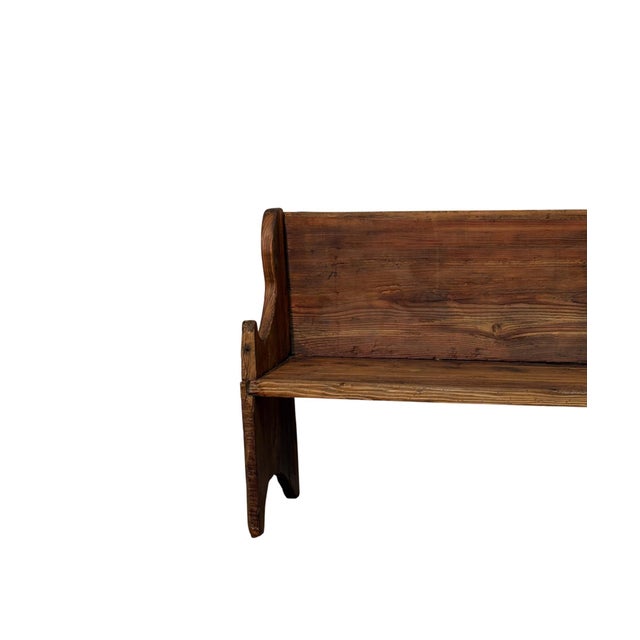 Late 19th Century Rustic Bench in Mountain Larch For Sale - Image 6 of 7