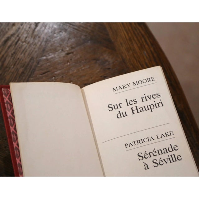 Red Bound French Language Harlequin Prestige Books Dated 1982-1989, Set of 48 For Sale - Image 12 of 13