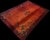 Antique Red Knotted Wool 1920s Chinese - Art Deco Rectangle Small Scatter Size Rug, Country of Origin: China, Circa Date:...