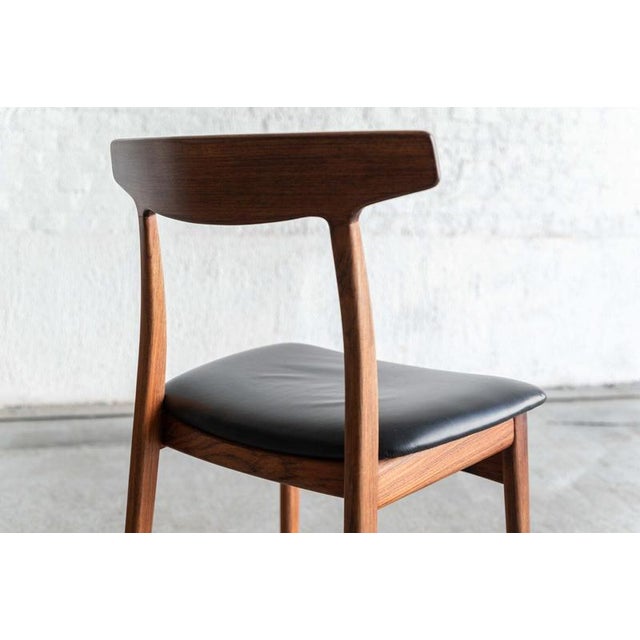 Wood Rosewood Dining Chairs, Set of 4 For Sale - Image 7 of 18