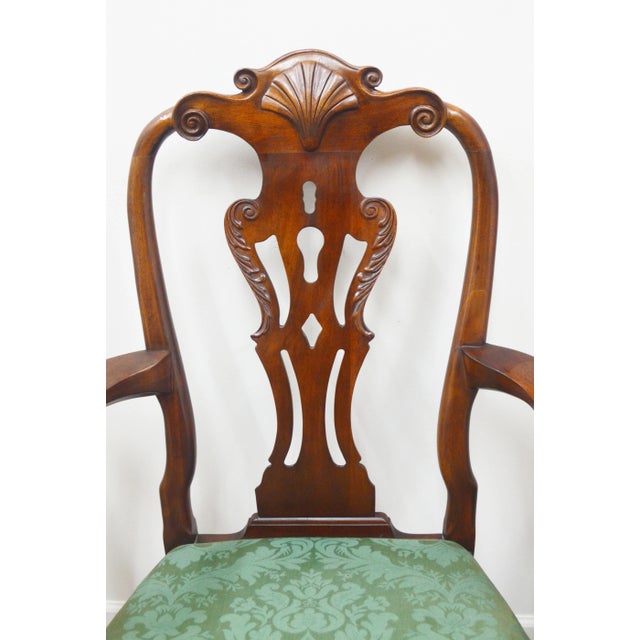 Wood Henredon Rittenhouse Square Dining Chairs Set of 8 For Sale - Image 7 of 9