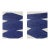 "Affirmations Blue No. 1" Set of 2 Geometric Paintings by Nicolette Capuano For Sale
