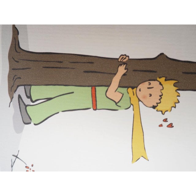 Antoine De Saint-Exupery, Le Petit Prince et son arbre, Lithograph For Sale - Image 6 of 8