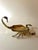 A wonderful Mexican Metalwork in the style of Los Castillo. The shape is that of a Scorpion with Brass legs, tail and...