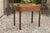 Wood English 1780s Georgian Oak Side Table with Marlborough Legs and Chinoiserie For Sale - Image 7 of 11